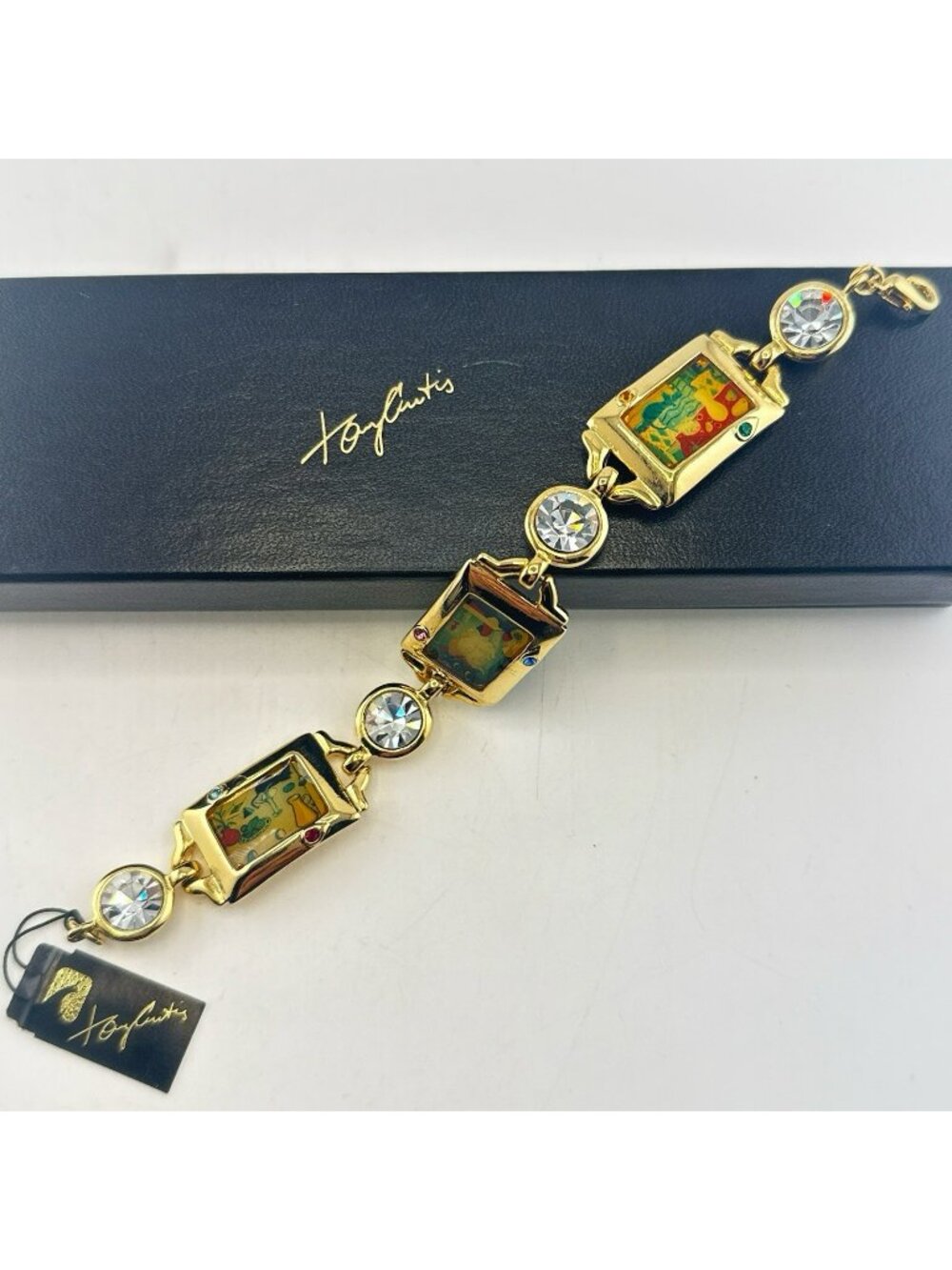 Tony Curtis Bracelet Art Matisse Painting Colorful Gallery Hollywood Artisan Box